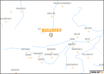 map of Buğuören