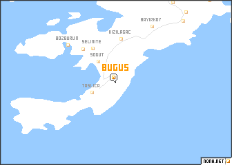 map of Büğüş