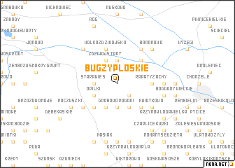 map of Bugzy Płoskie