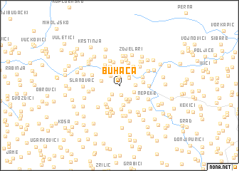 map of Buhača