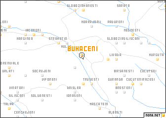 map of Buhăceni