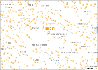 map of Buhači