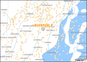 map of Buhārwāla