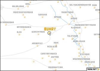 map of Buhay