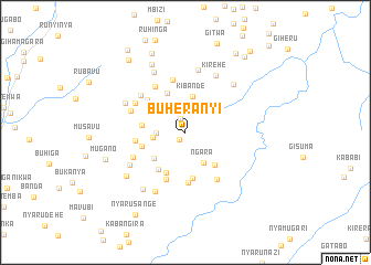 map of Buheranyi