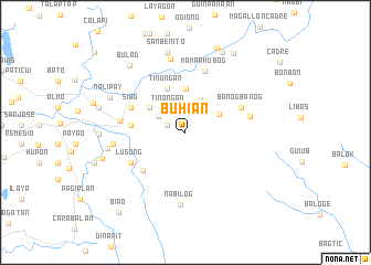 map of Buhian