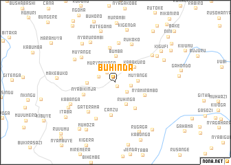 map of Buhinda