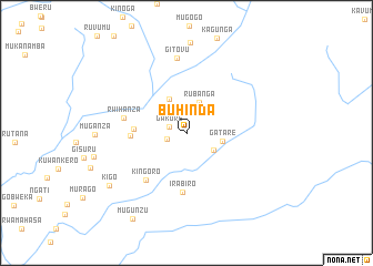 map of Buhinda