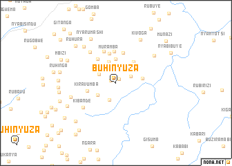 map of Buhinyuza