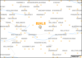 map of Buhla