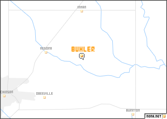 map of Buhler