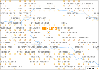 map of Bühling