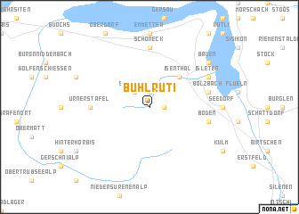 map of Bühlrüti