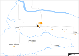 map of Buhl