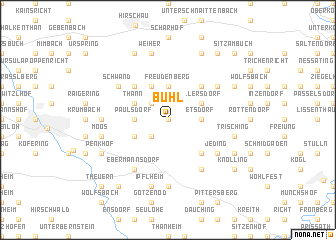 map of Bühl