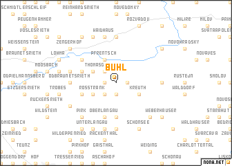 map of Bühl