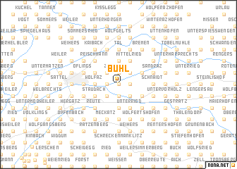 map of Bühl