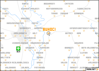 map of Buhoci