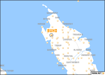 map of Buho