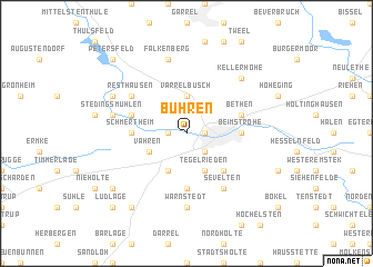 map of Bühren