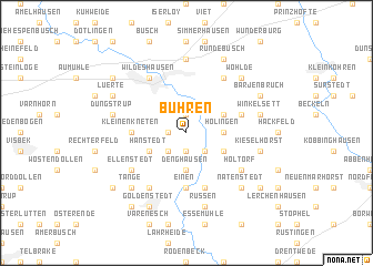 map of Bühren