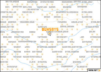 map of Buḩşayş