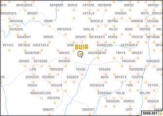 map of Buia