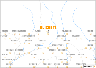 map of Buiceşti