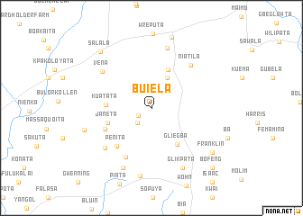 map of Buiela