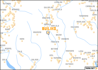 map of Builiko