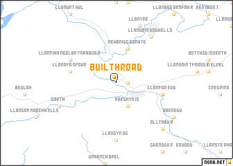 map of Builth Road