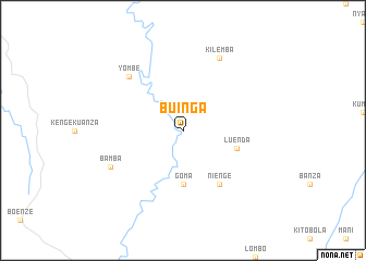 map of Buinga