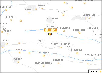 map of Buinsk