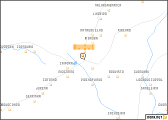 map of Buíque