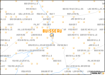 map of Buisseau