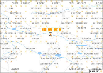 map of Buissière