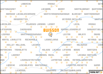 map of Buisson