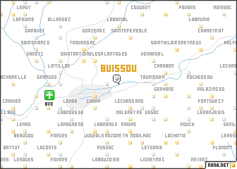 map of Buissou