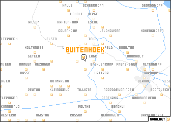 map of Buitenhoek