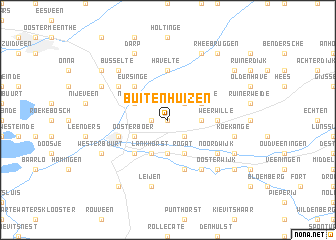 map of Buitenhuizen
