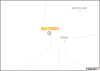 map of Buitepos