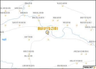 map of Buivydžiai