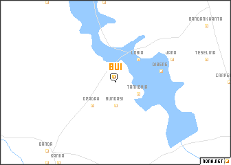 map of Bui