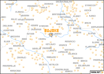 map of Bujake