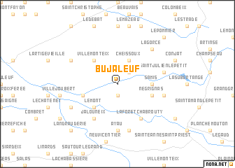 map of Bujaleuf