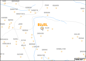 map of Bujal