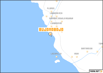 map of Bujama Baja