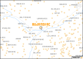 map of Bujanovac