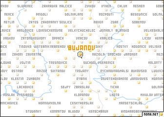 map of Bujanov