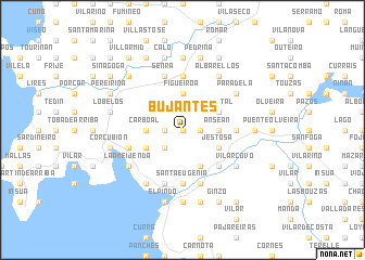 map of Bujantes